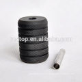 Nuevo agarre de tatuaje de aleación de aluminio negro profesional 25 mm, 35 mm, 40 mm